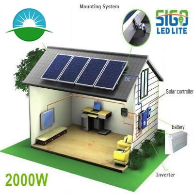 Hệ thống năng lượng mặt trời ngoài lưới có thể tùy chỉnh 1-5KW
