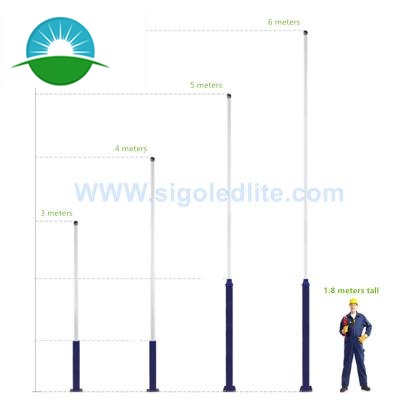 cột đèn LED & đèn đường năng lượng mặt trời
