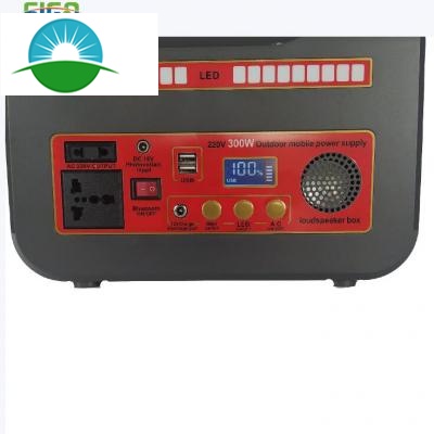 Trạm phát điện di động 300W để sử dụng tại nhà Cắm trại RV Travel